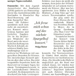 Saarbrücker Zeitung 19.09.2015